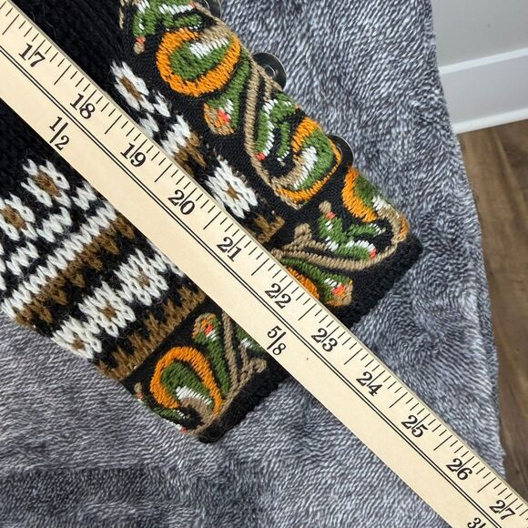 Vtg Nordstrikk Virgin Wool Cardigan Embroidered Made In Norway Women's M/L* - Picture 7 of 11